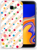 Geschikt voor Samsung Galaxy J4 Plus (2018) TPU Siliconen Hoesje Design Dots