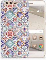 Coque Téléphone pour Huawei P10 Plus Case Cover Tuiles Couleur