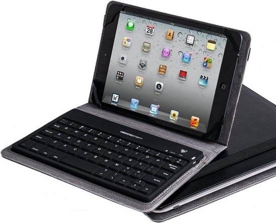 Fascinerend Idioot auteur Universele Tablethoes | 7-8 inch | Zwart |Incl. Bluetooth toetsenboord |  bol.com