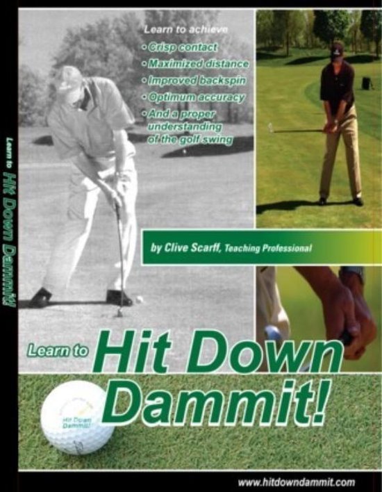 Hit Down Dammit! (The Key to Golf) - cover