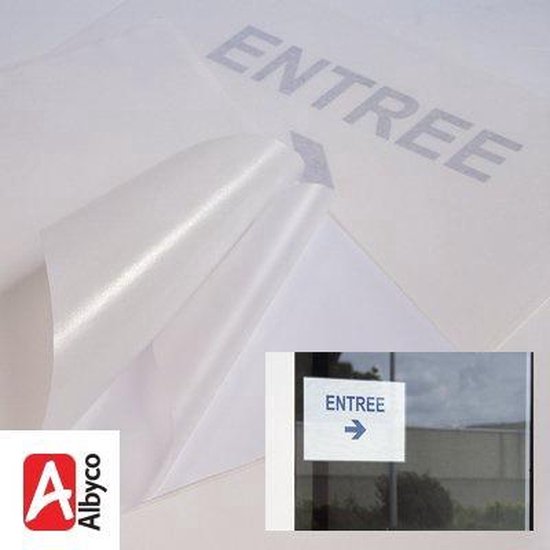 Pochettes transparentes à dos autocollant pour format A5 - 10 pochettes