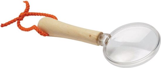 bol.com | Vergrootglas voor kinderen van hout - 7cm diameter