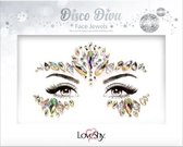 Face Jewels – Plak diamantjes glitters voor gezicht  (Disco Diva)