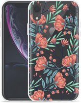 Geschikt voor Apple iPhone Xr Hoesje Poppy Roses - Designed by Cazy