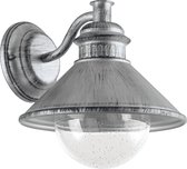 EGLO Albacete - Buitenverlichting - IP44 - Wandlamp - 1 Lichts - Antiek Zilver - Helder