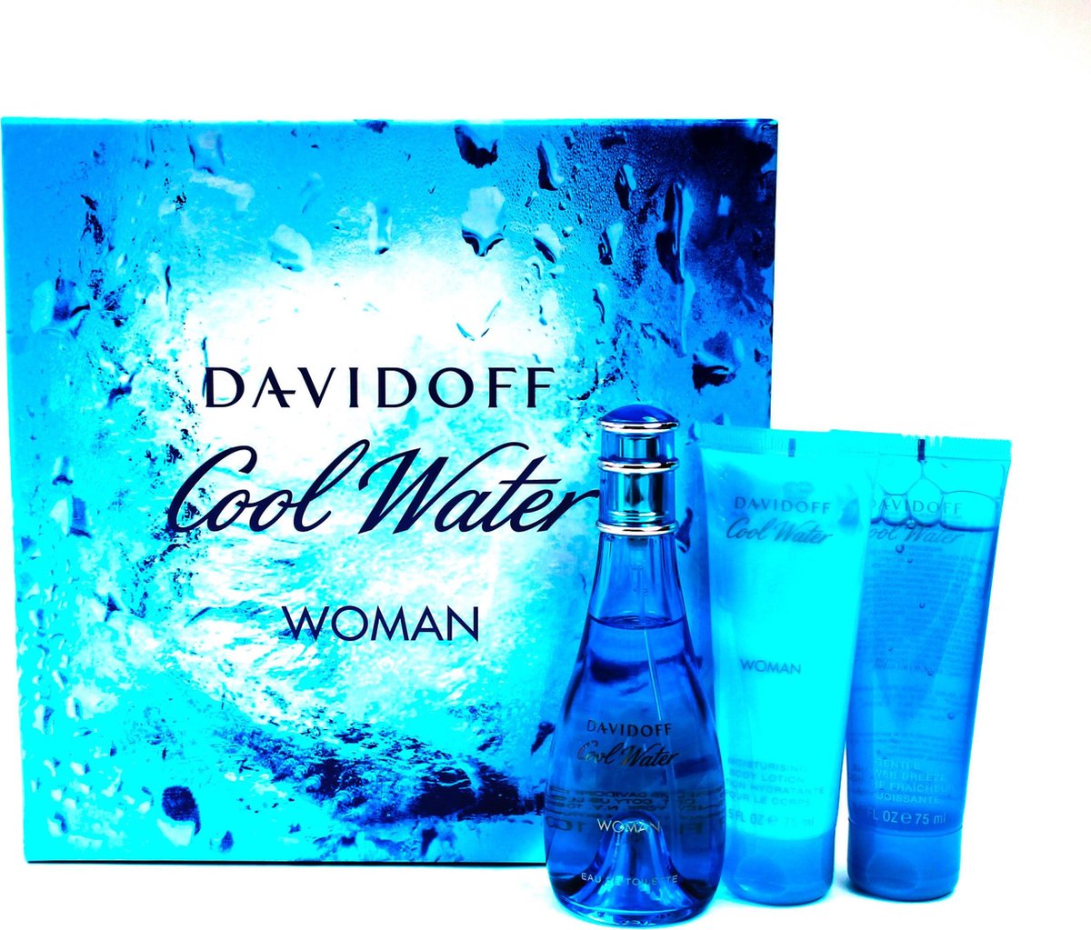 Davidoff Coolwater Femme - 3 delig - Geschenkset