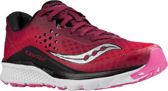 Saucony Kinvara 8 hardloopschoenen Dames Hardloopschoenen - Vrouwen - rood/roze/zilver/zwart