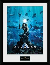 Framed collector print met kader 30 x 40cm Aquaman