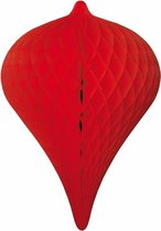 Decoratie pegel rood 30 cm - plafond feestversiering