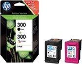 HP 300 - inktcartridges - zwarte/drie-kleuren - 2-pack - CN637EE