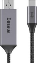 Baseus Video USB-C naar HDMI 4K HD Kabel Adapter 1.8 Meter Grijs