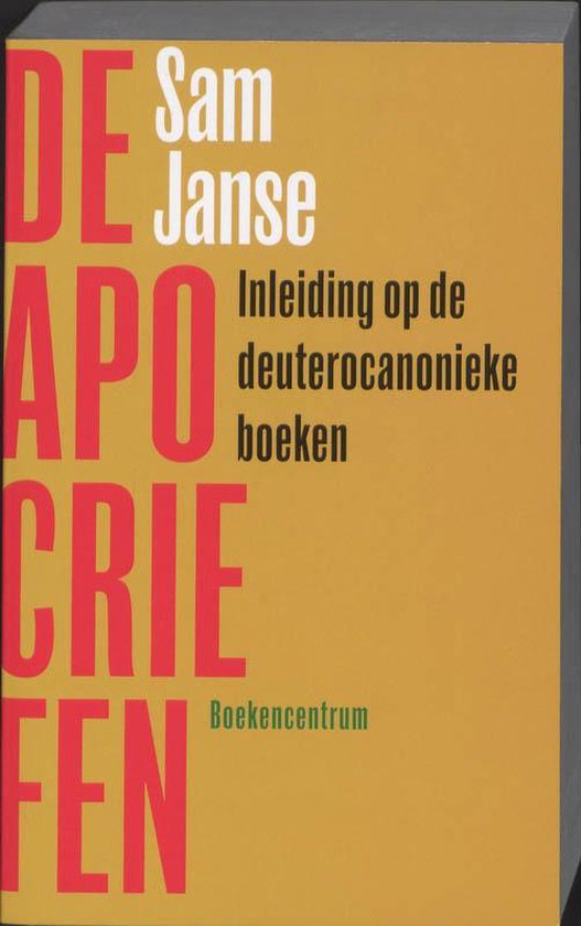 Cover van het boek 'De apocriefen' van S. Janse