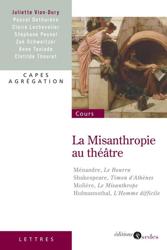 La Misanthropie au théâtre - cover