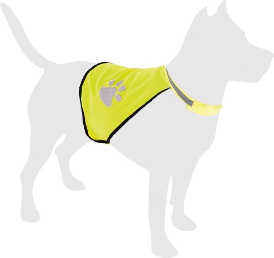 Gilet de sécurité chien S Jaune | bol