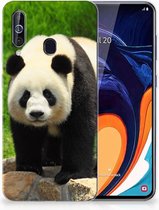 Geschikt voor Samsung Galaxy A60 Leuk Hoesje Panda
