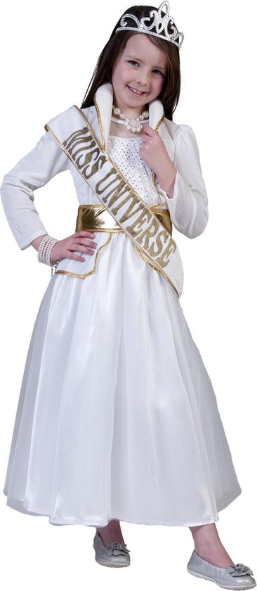 verraad Triviaal Meditatief Kostuum Miss Universe - Verkleedkleding - Maat 128 | bol.com