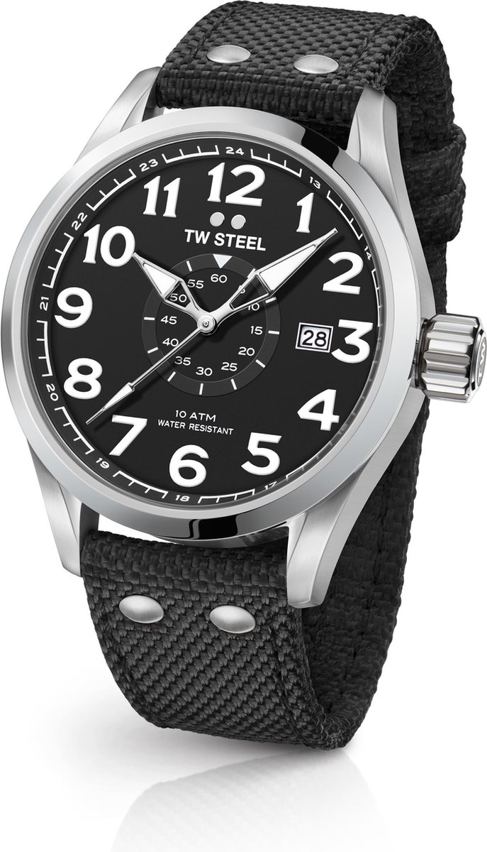 TW Steel Volante VS1 - horloge - heren - zilverkleurig - ⍉45