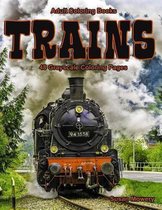 Adult Coloring Books Trains
