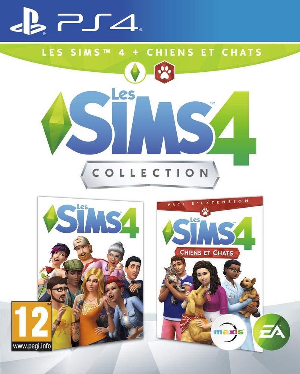 Le Sims 4 + Chiens et Chats - PS4 (Franse uitgave) - Electronic Arts