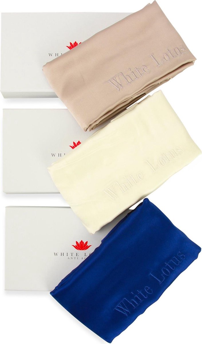 White Lotus Anti Aging Zijden Kussensloop 100 19 momme moerbeien