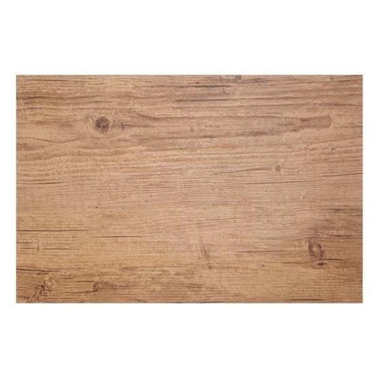 Cosy & Trendy Tafel Placemat hout print - 2x - lichtbruin - 45 x 30 cm - Onderleggers - Tafel dekken op Prijzenvolger.com