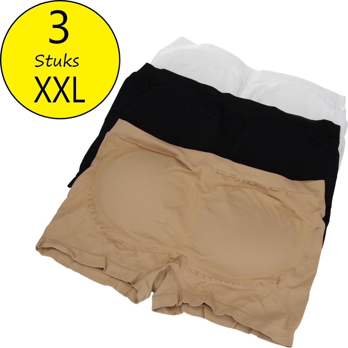 Push up Onderbroek 3 Pack XXL | Ondergoed | Figuurvormende | Voor... |