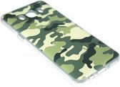 Camouflage hoesje siliconen Geschikt Voor Samsung Galaxy J7 (2016)