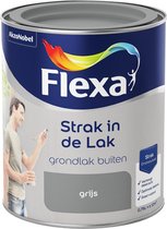 Flexa Strak In De Lak - Grondlak Buiten - Grijs - 750 ml