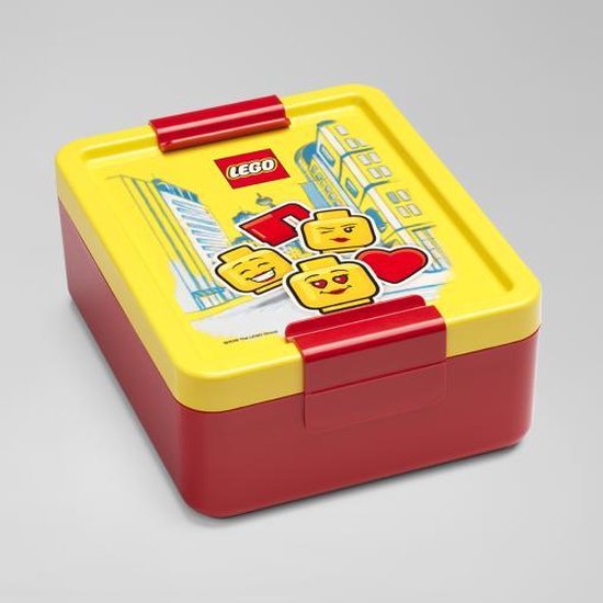 LEGO Iconic Bread Bin Girl - 17x13,5x6,9 cm - Rouge