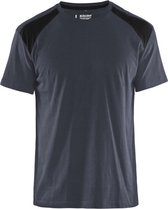 Blåkläder 3379-1042 T-shirt Bi-Colour Donkergrijs/Zwart maat M