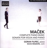 Filipec, Goran - Mazzon, Silvia - Complete Piano Music; Sonata For Violin And Piano (CD)