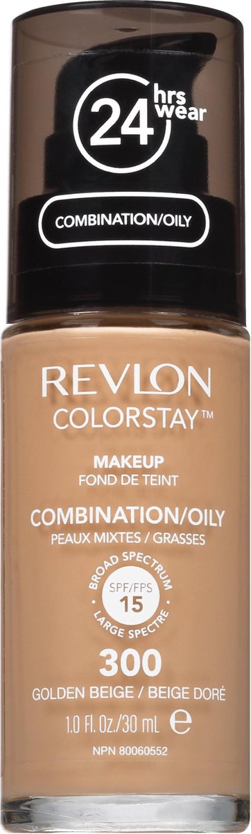 Revlon Colorstay Foundation With Pump - 300 Golden Beige (Oily Skin)