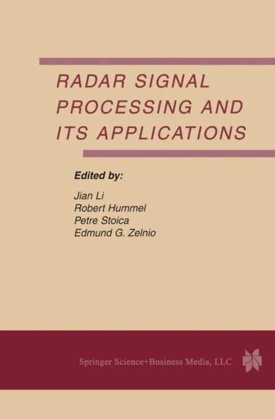 Radar Signal Processing and Its Applications 9781441953452 Boeken