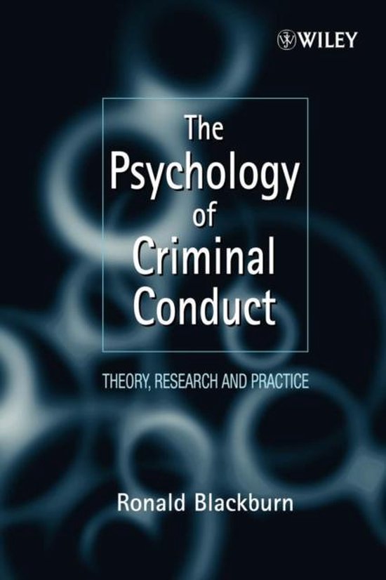 Psychology Of Criminal Conduct - cover
