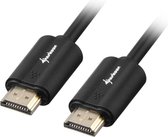 Sharkoon HDMI/HDMI 4K, 3m, 3 m, HDMI Type A (Standard), HDMI Type A (Standard), Compatibilité 3D, Canal de retour audio (ARC, Audio Return Channel), Noir
