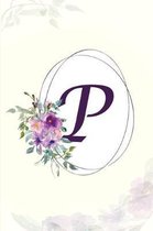 P - Monogrammed Gratitude Journal