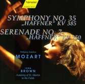 Mozart: Symphony 35 "Haffner", Serenade 7 "Haffner" / Brown