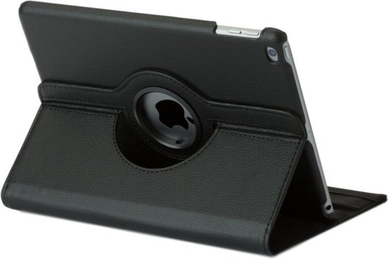 Verheugen maatschappij medley geschikt voor iPad Air 2 hoes zwart met verstevigde rug en sterke magneet  voor sleep... | bol.com