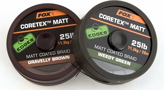 Fox Matt Coretex - Onderlijnmateriaal - Gravelly Brown - 15lb van Fox — afbeelding 4