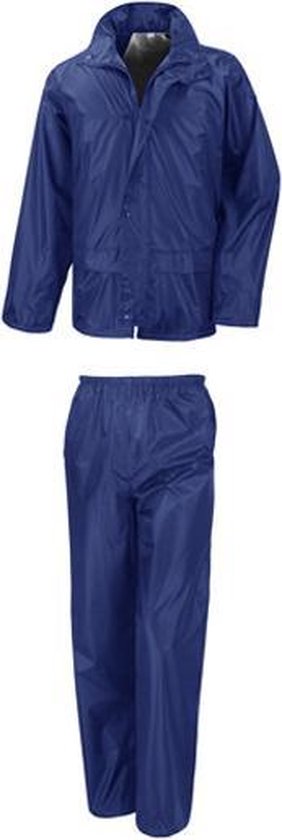 Foto: Result regenpak unisex maat xl kobaltblauw