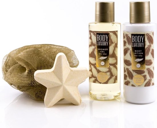 Uitsluiting Conciërge Dezelfde 4-delige Badset - Body Luxe - Warm Vanilla & Lime Blossom – in  geschenkverpakking –... | bol.com