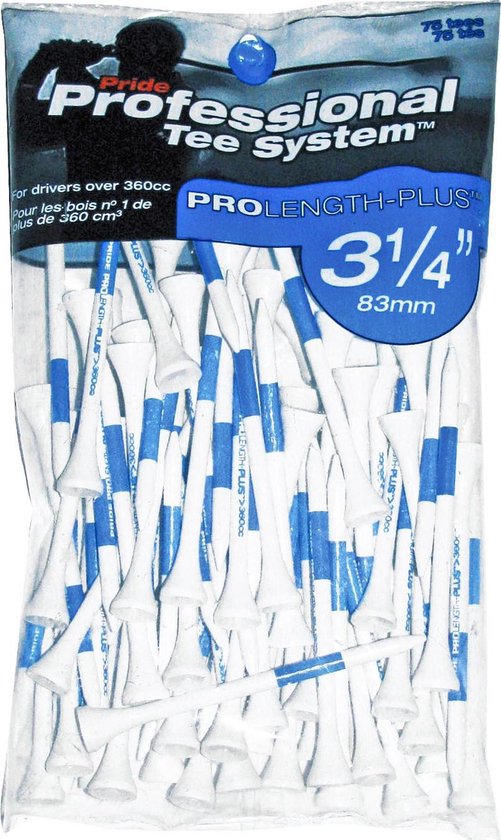 Professional Tee System 75 PCS TEES van Pride Golf Tee — afbeelding 2