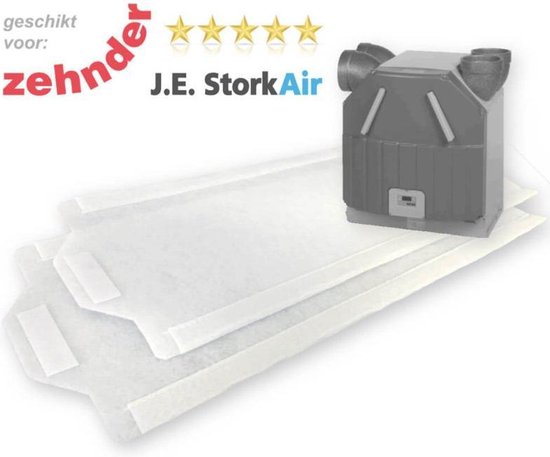 10 sets WTW filters voor J.E. Stork Air WHR 90/91 - DoosVoordeel