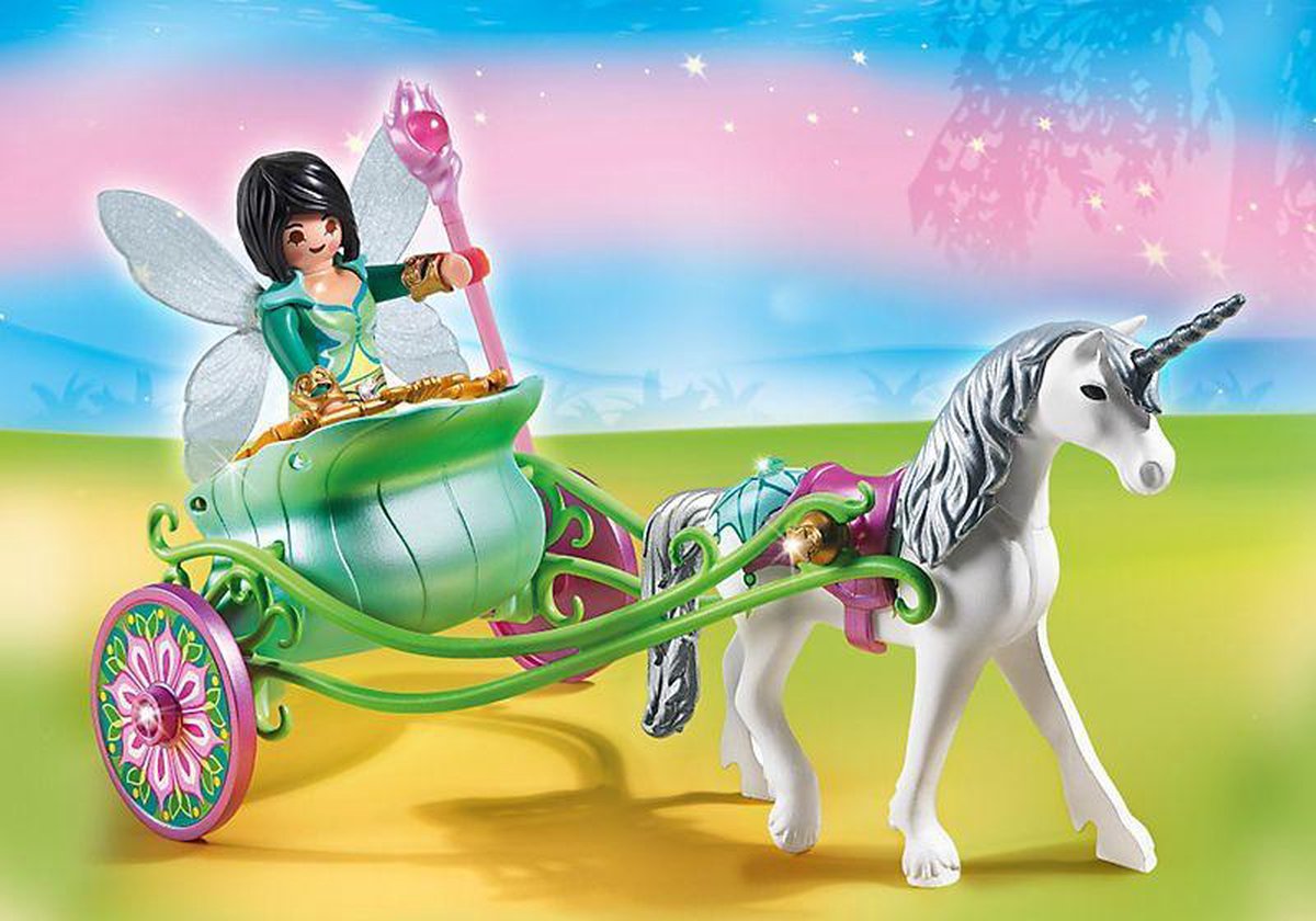 sympa duo licorne Playmobil ( fée , princesse , animaux , cheval