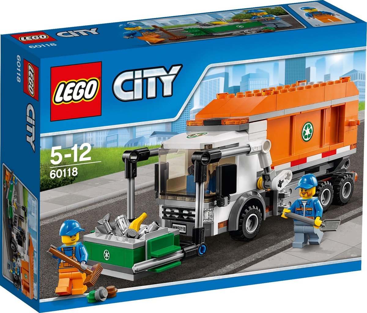 Le camion poubelle LEGO City - 60118 | bol.com