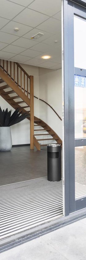 Poubelle ronde 13 litres noir mat