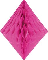 Donker Roze honeycomb diamant - 30cm