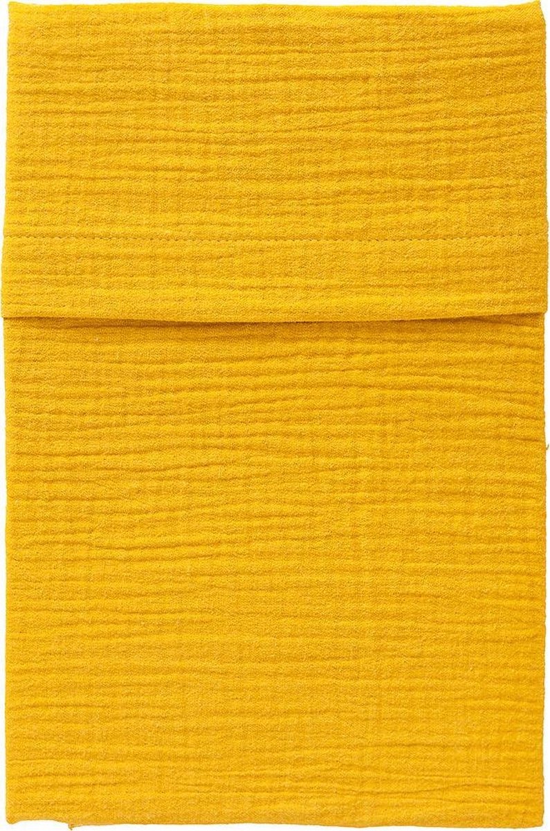 Cottonbaby Wieglaken - 75x90 cm - soft okergeel Cottonbaby Wieglaken - 75x90 cm - soft okergeel