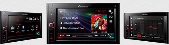 Pioneer Autoradio Fh-s720bt Spotify / bluetooth Zwart