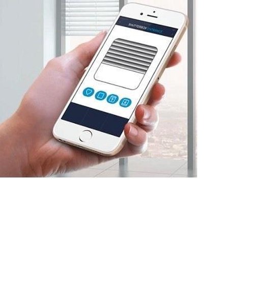 Moteur de volet roulant PALMAT et réglage mécanique avec récepteur WiFi (moteur tube 45 mm, adaptateurs 60 mm, Force: 10 Nm)